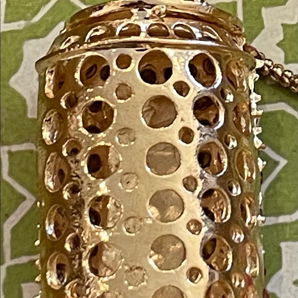 Betsey Johnson Coca-Cola Pendant Necklace | Pink Gold-Tone & Rhinestones | NEW - Picture 6 of 7
